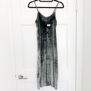 ATM Anthony Thomas Melillo Velvet Slip Dress